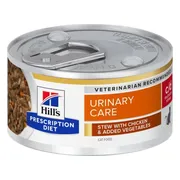 Hill's Prescription Diet c/d Multicare Stress Urinary Care Stoofpotje Kattenvoer Nat Kip & Groenten 82 gr