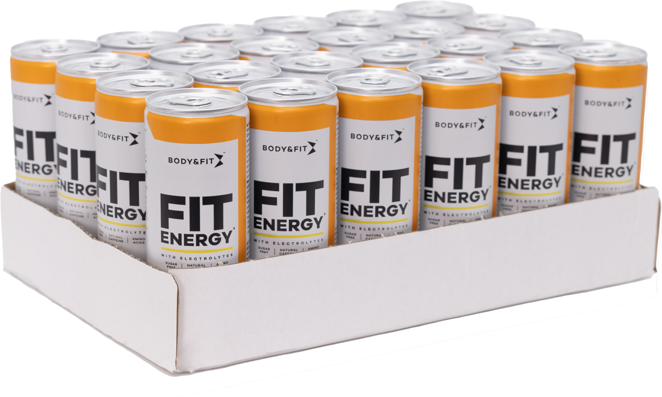 Body & Fit Fit Energy Drink Orange 24 x 250 ml