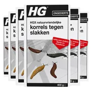 6x HG X Natuurvriendelijke Korrels Tegen Slakken 400 gr