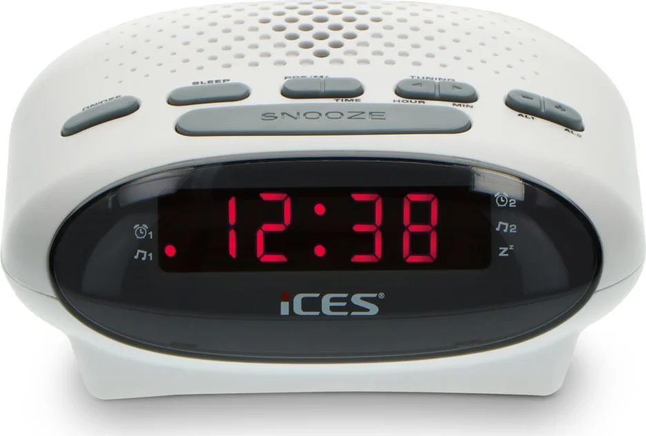 Alecto ICR-210 Wekkerradio Wit