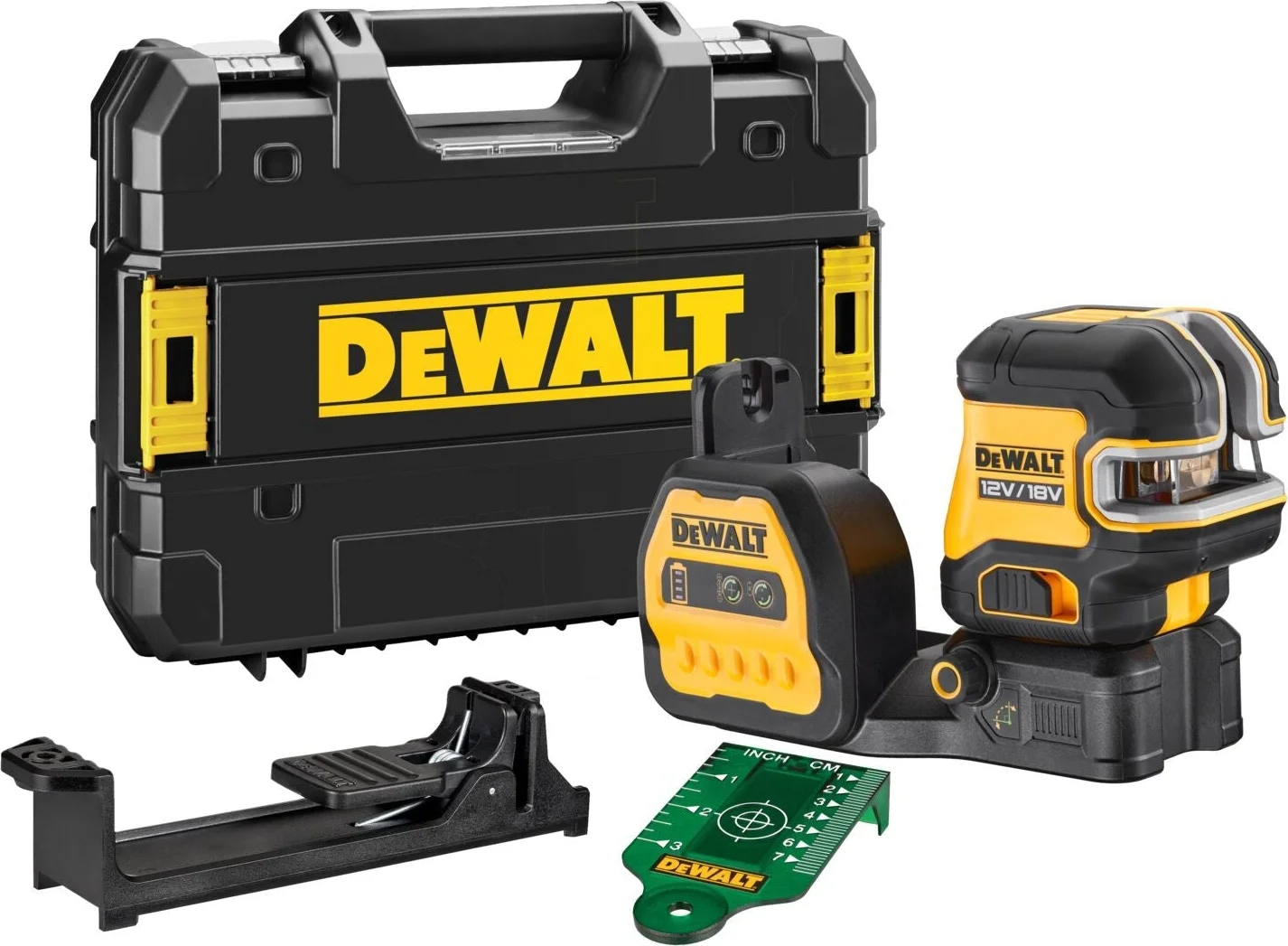 DeWALT DCE825NG18 Zelfnivellerende 5-punt + kruislijnlaser groen 12V/18V XR Basic Body in TSTAK
