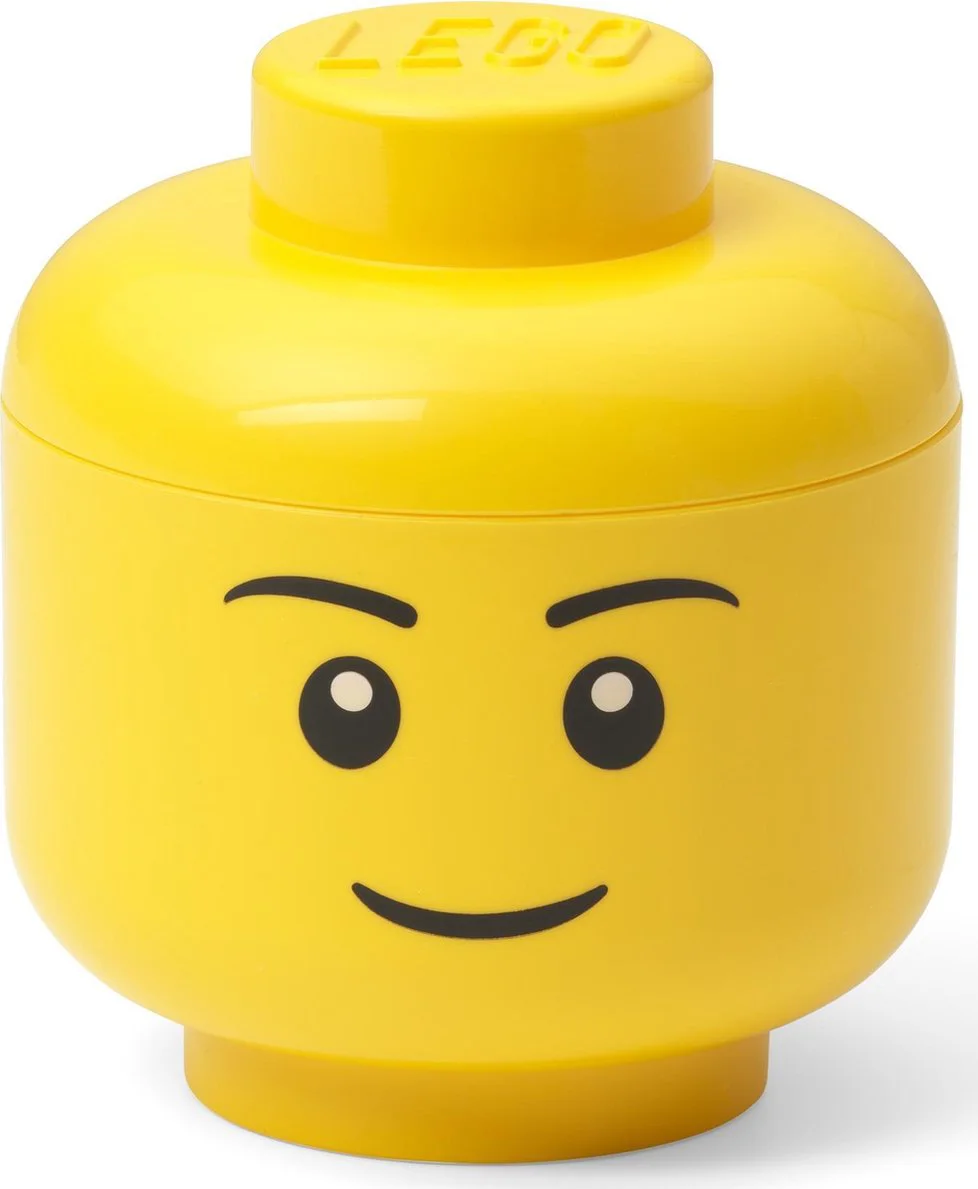 LEGO Mini-jongensopberghoofd - felgeel