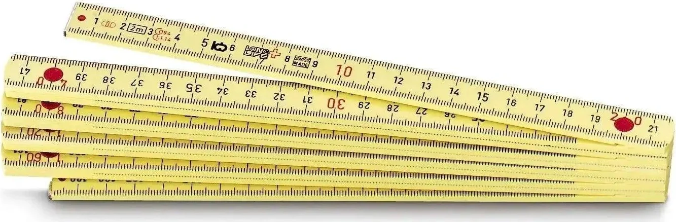 Stanley 0-35-320 Duimstok Fiberglas 2m - 15mm