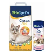 Biokat's Classic & Deo Pearls Babypoeder Pakket