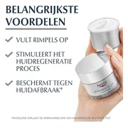 3x Eucerin Hyaluron-Filler + 3x Effect Dagcrème Droge Huid SPF 15 Navulling 50 ml