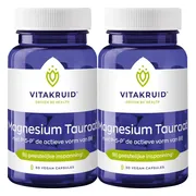 2x Vitakruid Magnesium Tauraat met P-5-P 30 vegancapsules