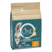 Purina ONE Kattenvoer Droog Adult Kip - Volkoren Granen 3 kg