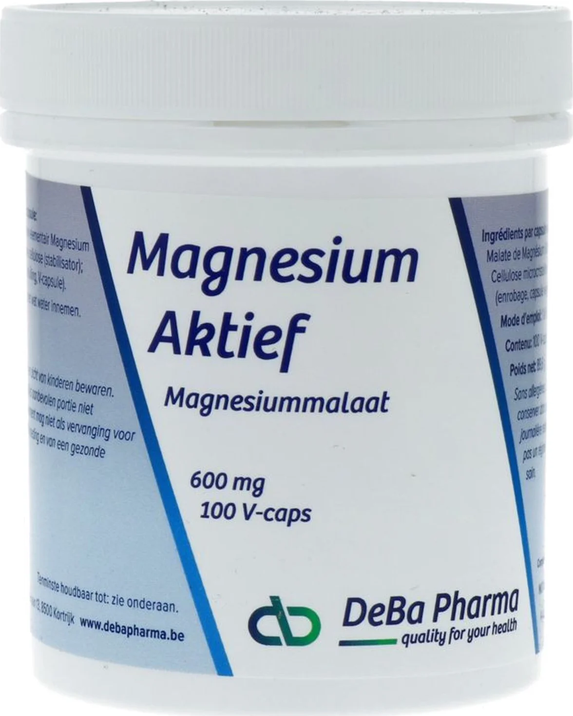 DeBa Pharma Magnesium Aktief Capsules 100VCP