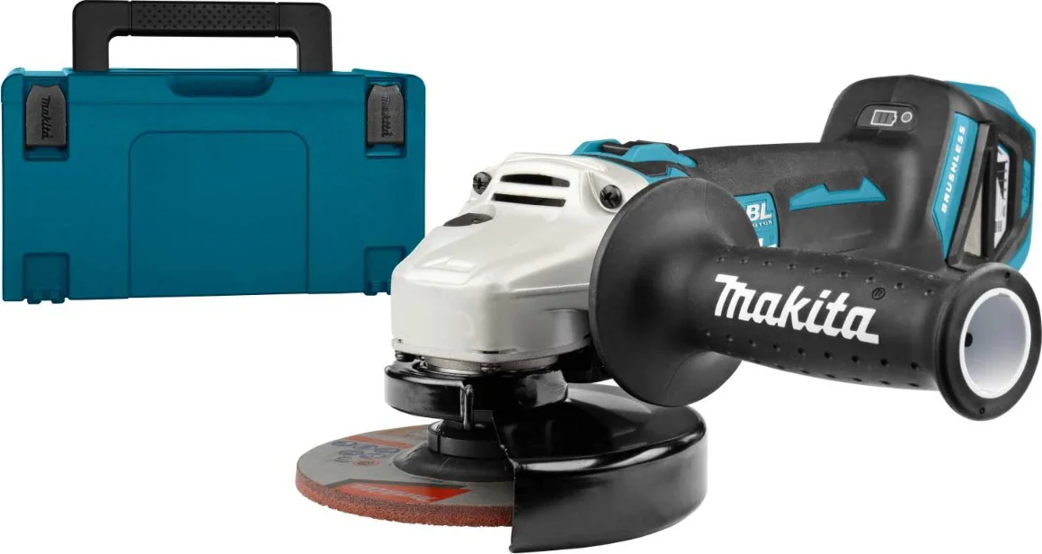Makita DGA511ZJ Accu Haakse Slijper 125mm 18V Basic Body in Mbox