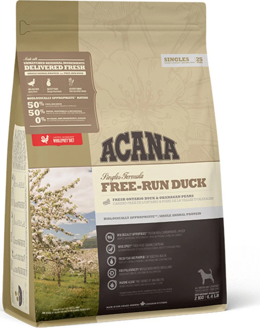 Acana Singles Free-Run Eend 2 kg