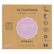 Ginger Organic Tampons Normal 18ST