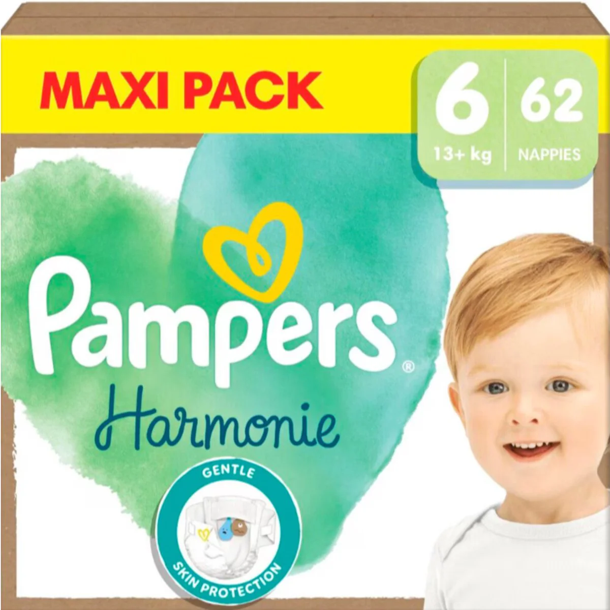 Pampers Harmonie Luiers Maat 6 (13+ kg) 62 stuks