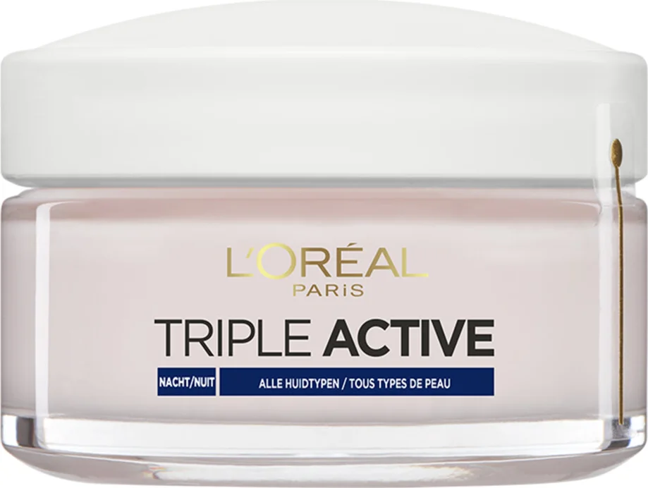 2x L'Oréal Triple Active Nachtcrème 50 ml