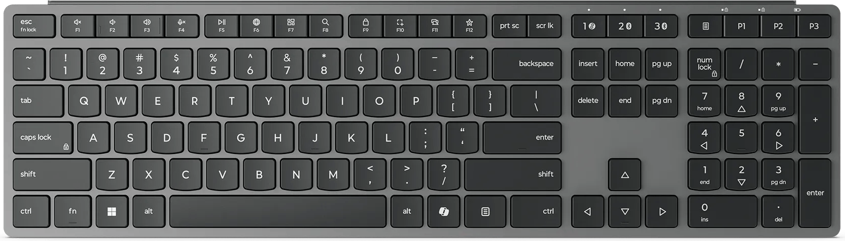 Lenovo 700 Modern Multi-Device Draadloos Toetsenbord QWERTY
