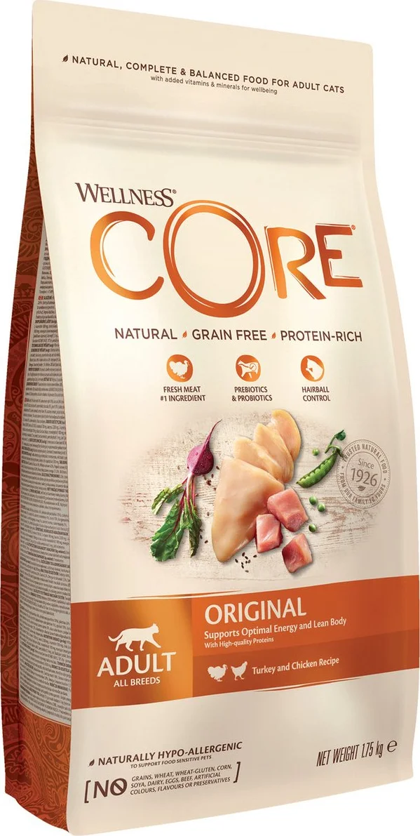 Wellness Core Kattenvoer Original Kalkoen - Kip 1,75 kg