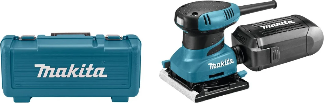 Makita BO4556K Handpalm vlakschuurmachine 230V in koffer
