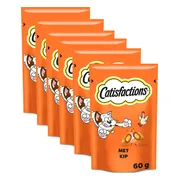 6x Catisfactions Kattensnoepjes Kip 60 gr