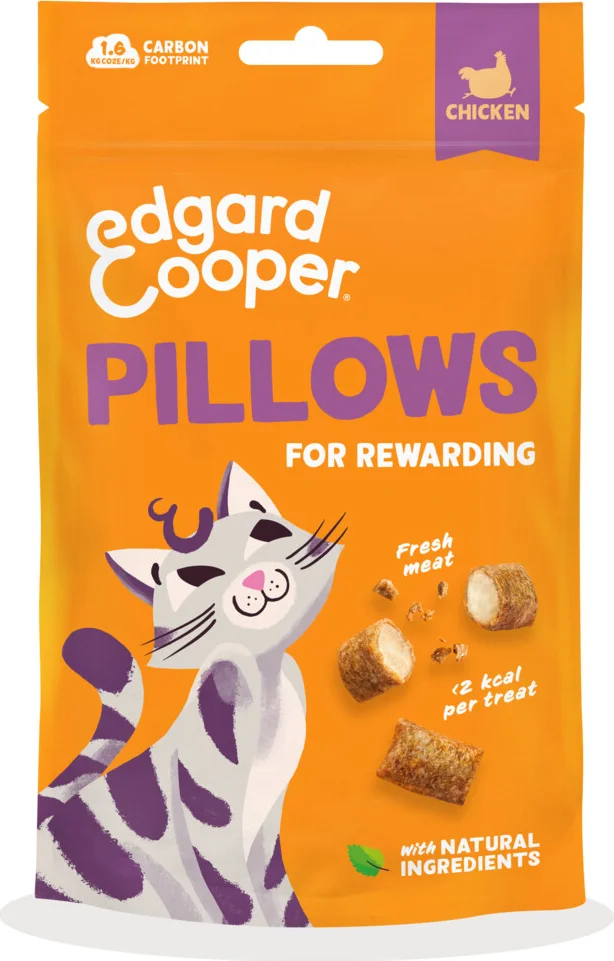 Edgard & Cooper Adult Pillows Kattensnack Kip 60 gr