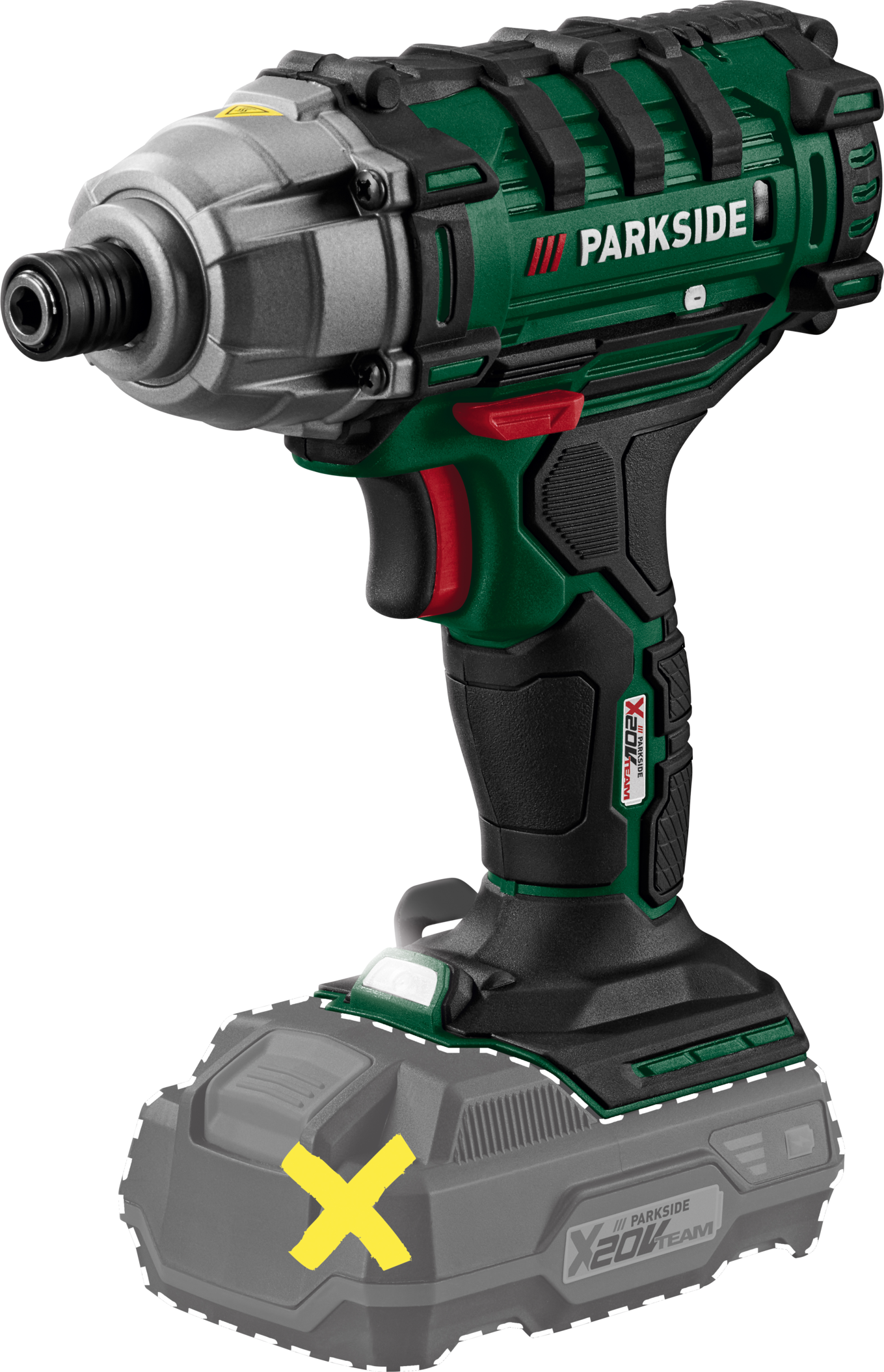 PARKSIDE Accu-slagmoersleutel 20 V zonder accu en lader