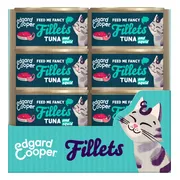 24x Edgard & Cooper Kattenvoer Fillets Tonijn - Inktvis 70 gr