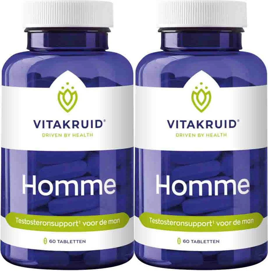 2x Vitakruid Homme 60 tabletten