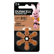 3x Duracell Gehoorapparaat Batterijen 312 6 stuks