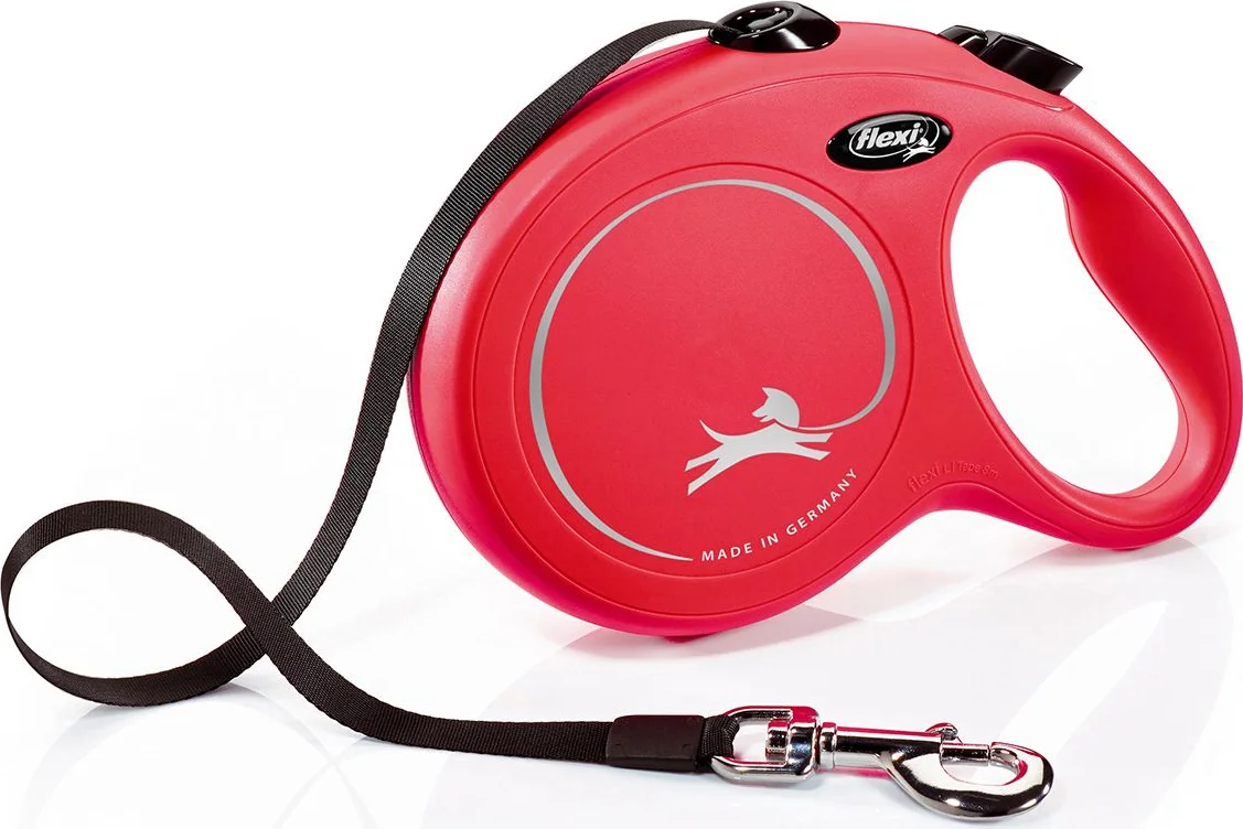Flexi Rollijn Classic Tape 8 mtr tot 50 kg Rood