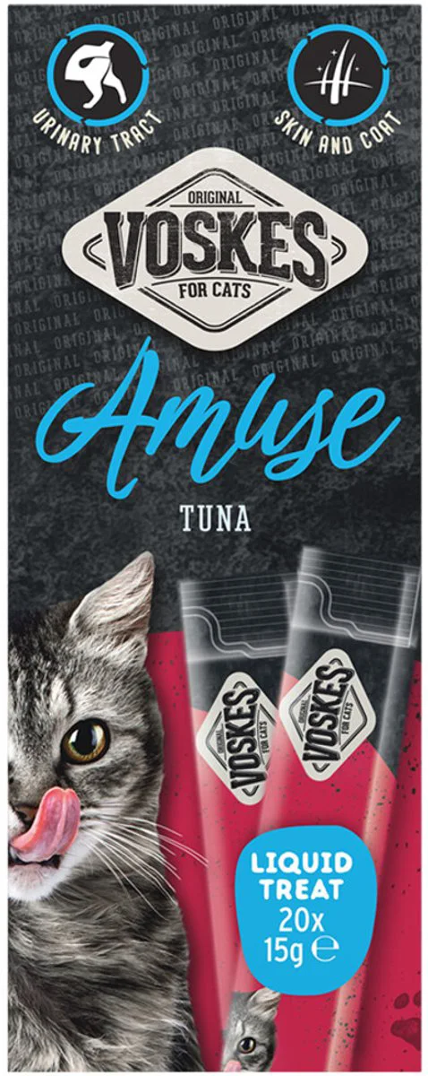 Voskes Kattensnack Liquid Treat Tonijn 20x15 gr