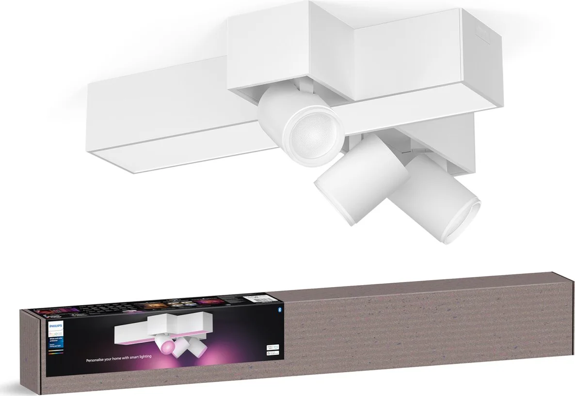 Philips Hue Centris Opbouwspot White and Color - Wit - Kruisvorm - 3-spots