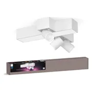 Philips Hue Centris Opbouwspot White and Color - Wit - Kruisvorm - 3-spots