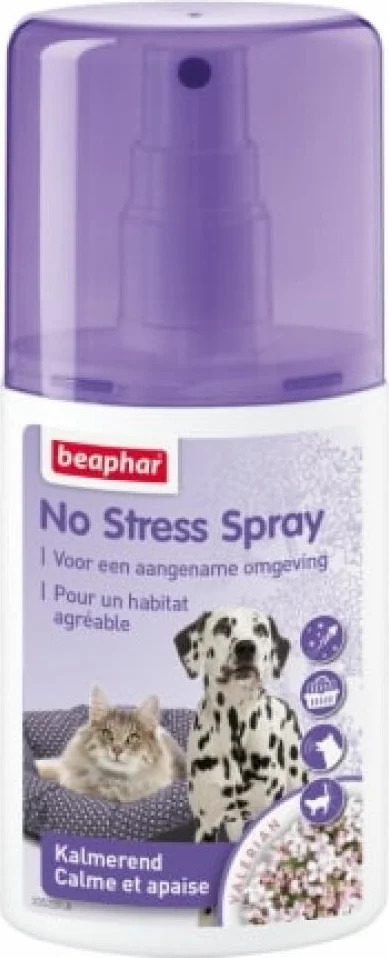 3x Beaphar No Stress Hond & Kat Spray 125 ml