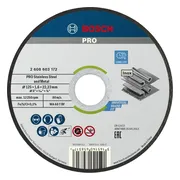 Bosch Professional Doorslijpschijf PRO Stainless Steel and Metal 125x22,23mm VE=1 - 2608603172