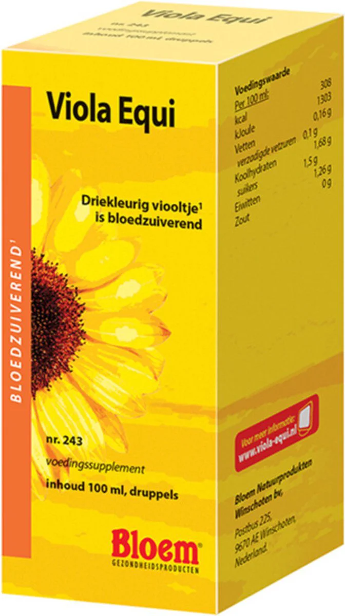 Bloem Viola Equi Druppels 100ml