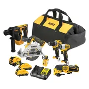 DeWALT DCK611P1D2 Accu combiset 6-delig 12V XR 5.0/2.0Ah in transporttas