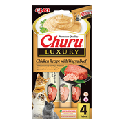 Ciao Kattensnack Churu Luxury Chicken & Wagyu Beef 4 x 14 gr