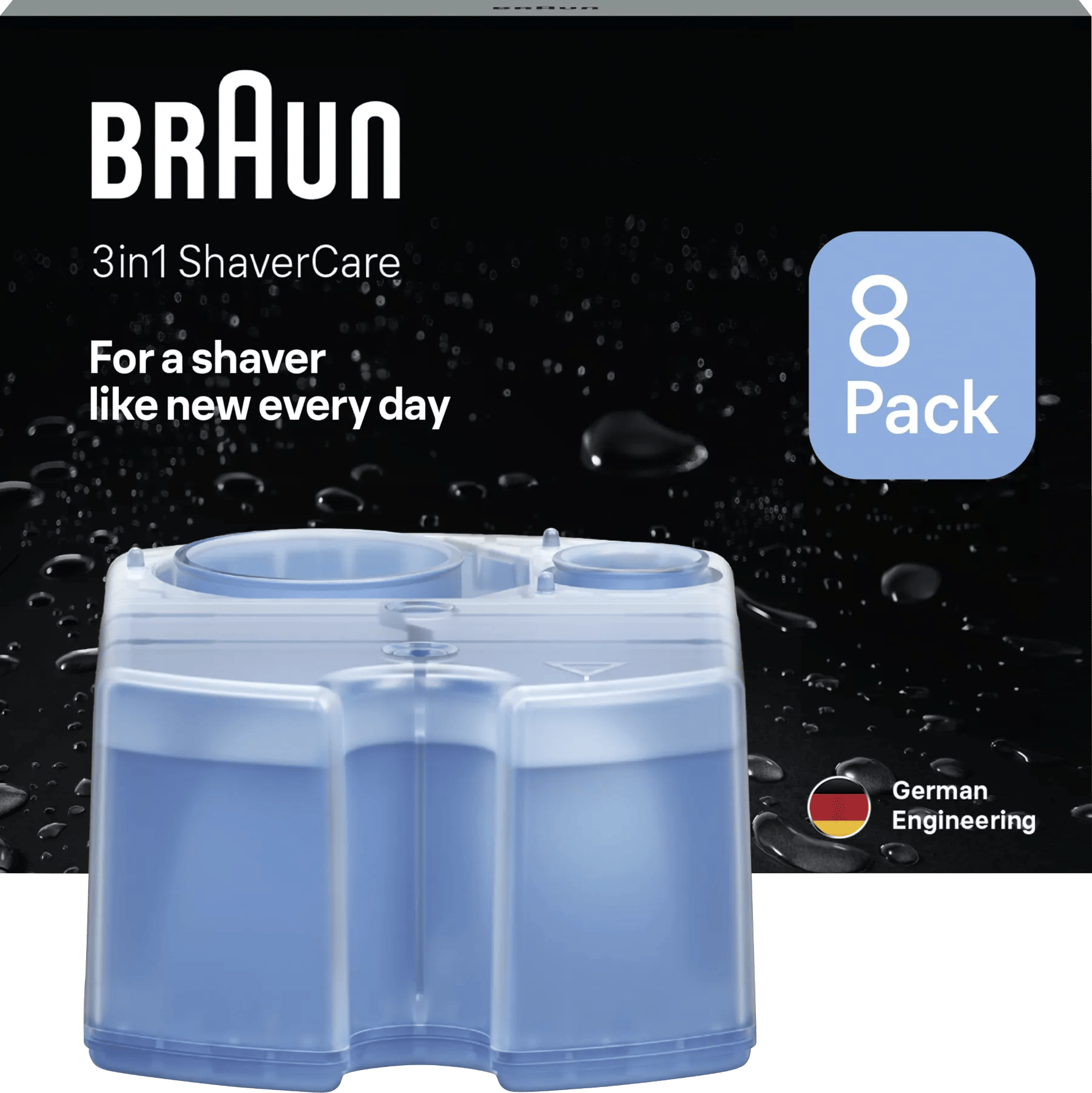 Braun Clean & Renew Refill Cartridge CCR 8 stuks