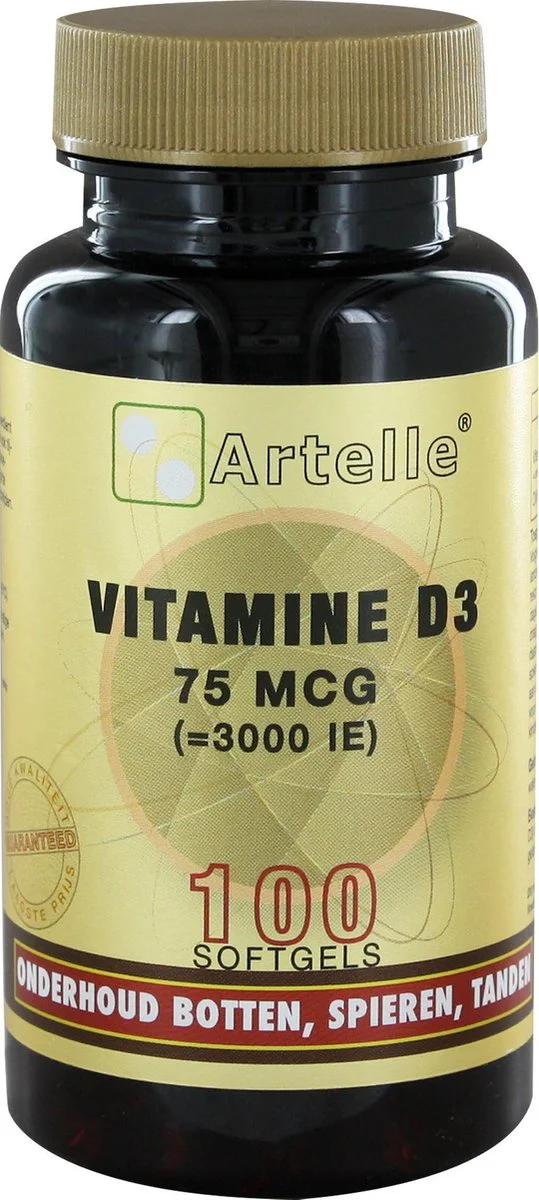 Artelle Vitamine D3 75mcg Softgels 100st 100SG