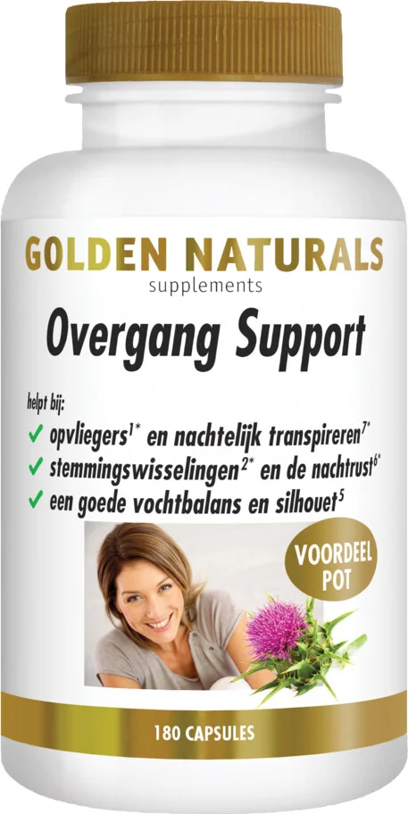 2x Golden Naturals Overgang Support 180 vegacapsules