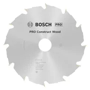 Bosch Professional Cirkelzaagblad PRO Construct Wood | Ø 190 x 2,6 x 30mm 12T - 2608640633