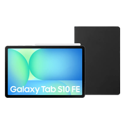 Samsung Galaxy Tab S10 FE 10,9 inch 128GB Wifi + 5G Grijs Enterprise Editie + Book Case
