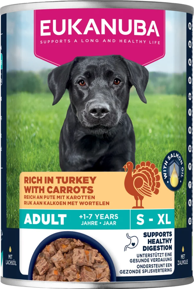 Eukanuba Hondenvoer Nat Life Care Dog Adult Kalkoen en Wortel 400 gr