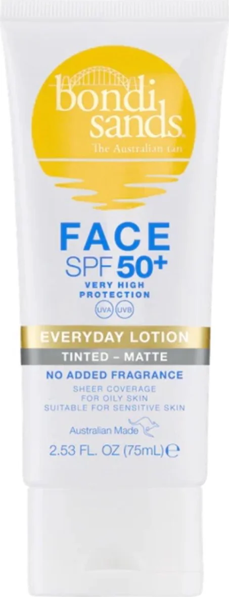 Bondi Sands Everyday Face Lotion Tinted - Matte SPF50+ 75ML