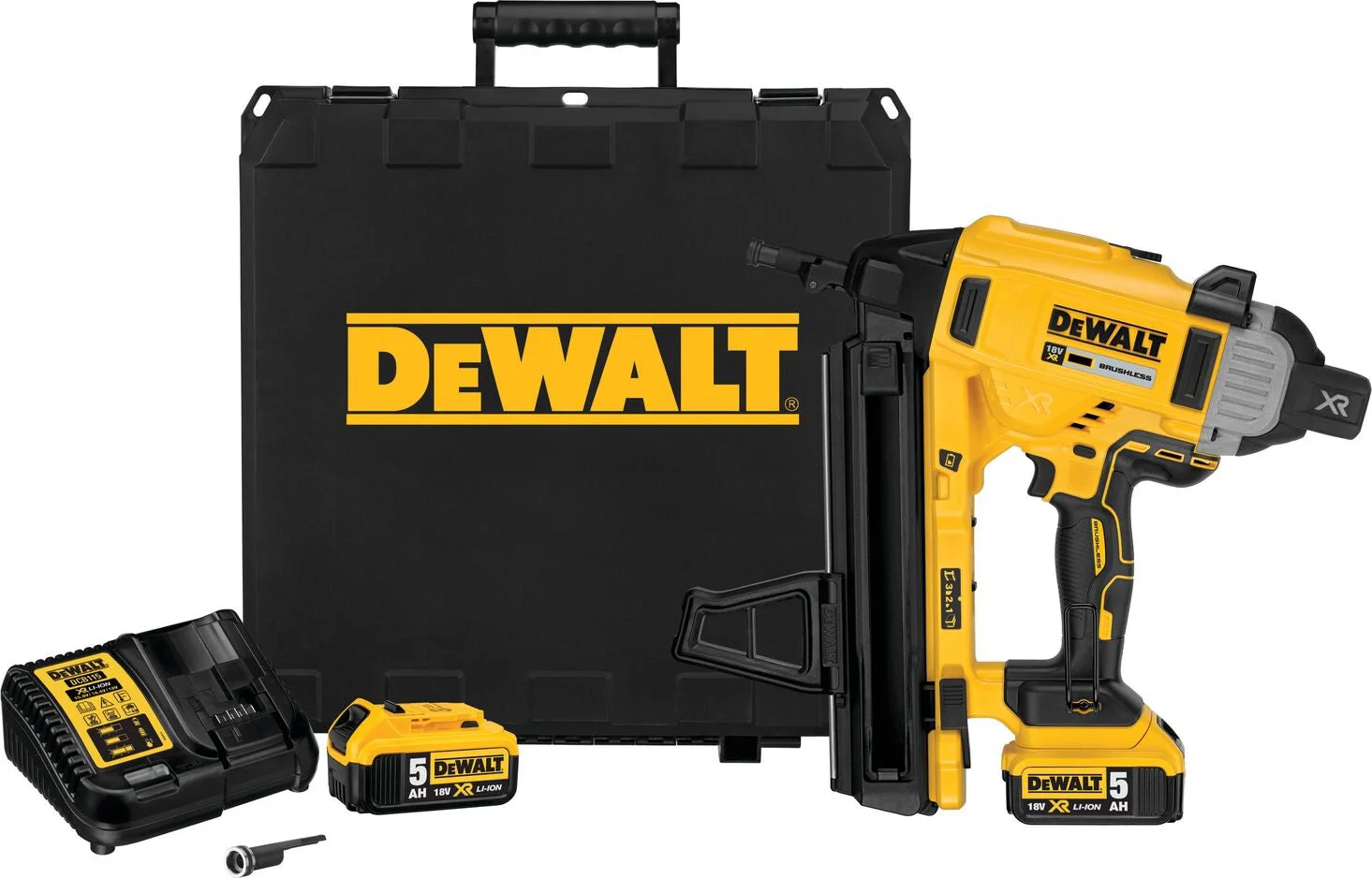 DeWALT DCN890P2 Accu betontacker 18V XR 5.0Ah in koffer
