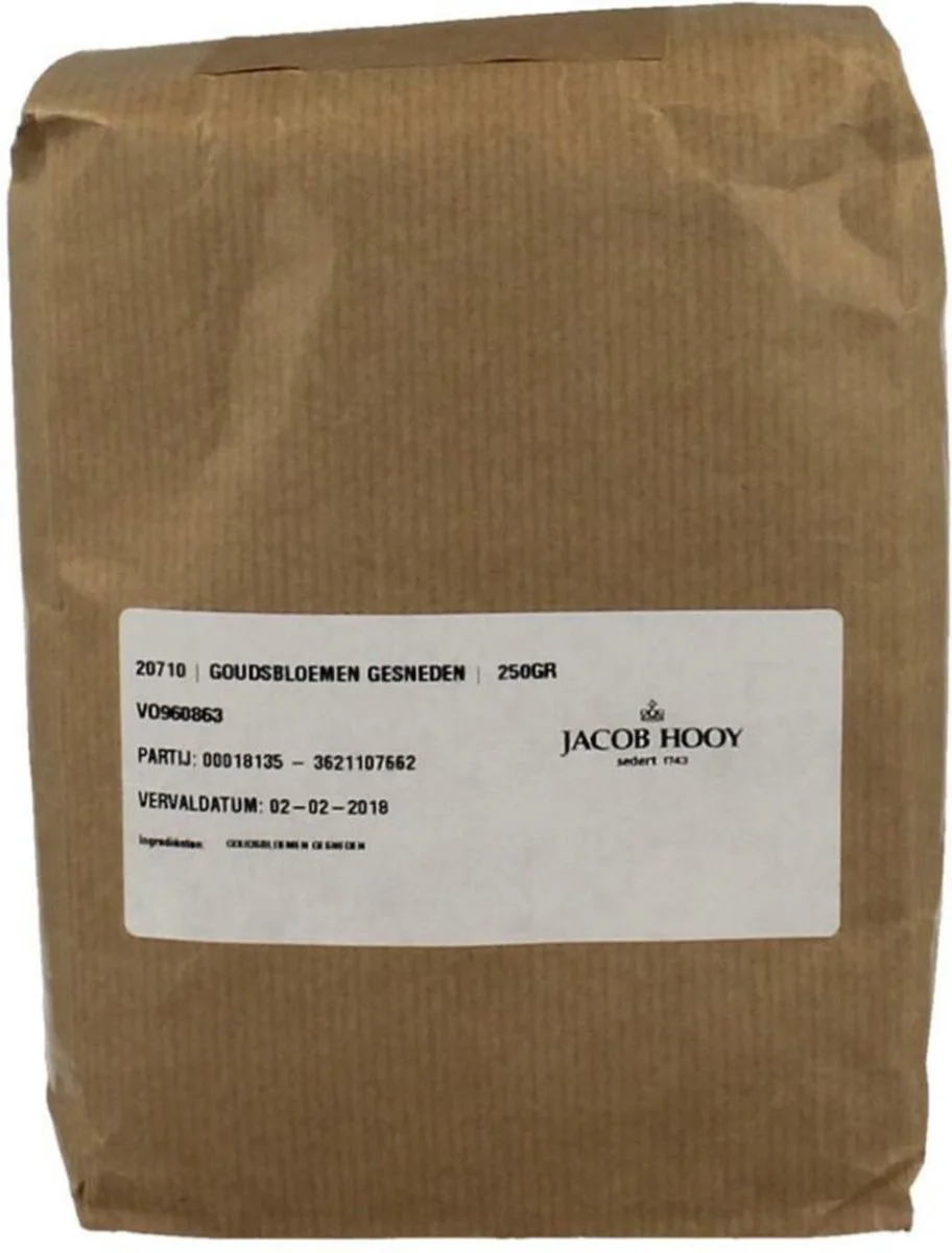 Jacob Hooy Goudsbloem Gesneden 250GR
