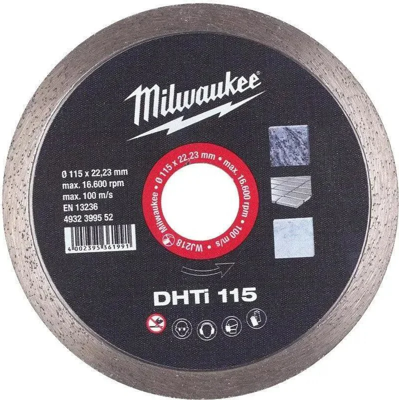 Milwaukee Diamantdoorslijpschijven DHTi DHTi 115 mm 1 st - 4932399552