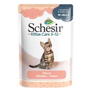 Schesir Kattenvoer Kitten 3-12 Kip in Gelei 85 gr