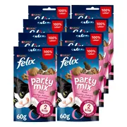 8x Felix Kattensnack Party Mix Picnic 60 gr
