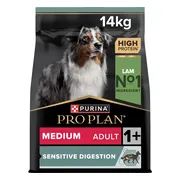 Pro Plan Hondenvoer Droog Adult Medium Sensitive Digestion Lam 14 kg