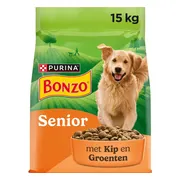 Bonzo Hondenvoer Droog Senior Kip - Groente 15 kg