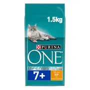 Purina ONE Kattenvoer Droog Senior Kip - Volkoren Granen 1,5 kg